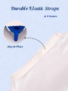 1pc Baby Cot Sheets For Daycare Toddler Standard Cot Padded Nap Mat Soft Fabric Fitted Cot Sheets For Preschool And Daycare - White - View 3