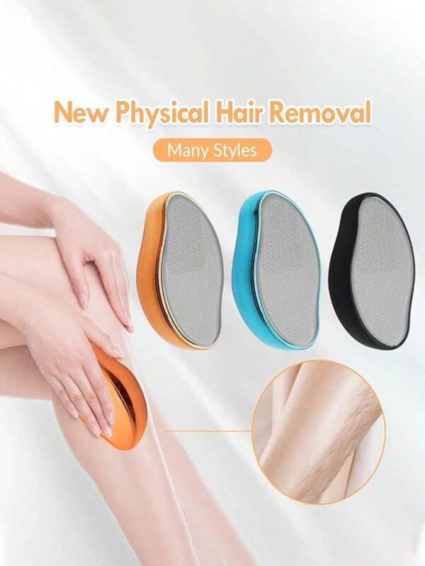 Depilador portátil y suave que elimina el vello sin dolor, con exfoliación delicada de la piel, herramienta mágica de eliminación de vello reutilizable para piernas, brazos, espalda y Body
