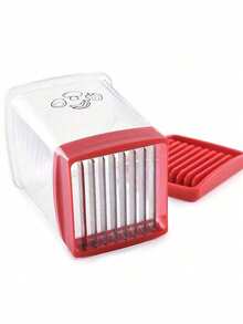 水果蔬菜快速切片机，杯形切片机不锈钢水果切片机杯形鸡蛋切片机，水果蔬菜快速切片机，不锈钢草莓切刀，厨房便携式切片工具蔬菜切割厨房小工具 - 彩色 - 查看 6