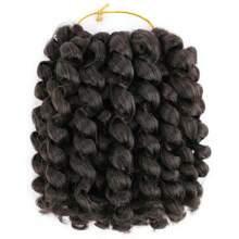 2 Pcs Synthetic Wand Curl Crochet Hair Extensions 10 Inch Short Spring Twist Crochet Hair For Women 40 Strands