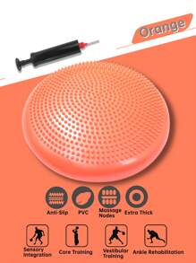 Premium Balance Ball Set mit Pumpe - Extra dickes Anti-Burst-Design, doppelt strukturierte Oberfläche (Griff+Massage) für Rumpftraining, Yoga, Pilates & Knöchelstärkung Fitnessaccessoires, Sport, Fitnessstudio, Heimtraining, Pilates, Yoga, Heimtraining