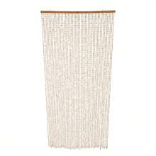 SanBouSi Bambus Holz Perlenvorhang, Bambus und Holz Türöffnung Vorhang, Türvorhang