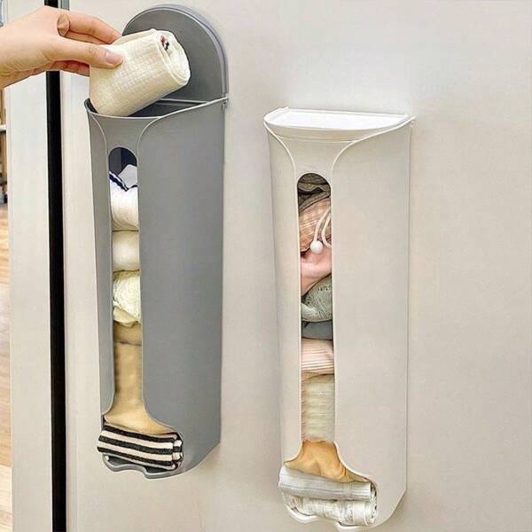 1PC Underwear Panty Sock Storage Organizers Wall-Mounted Hanging Sundries Container With Lid Kitchen Bathroom Wardrobe Storage Rack
