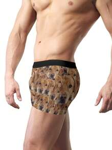 Custom Funny Boxers For Men Personalized Underwear With Face Photo – Unique, Cute, Adorable, Colorful Novelty Boxer Shorts For Boyfriend, Husband, Or Dad – Ideal Valentine's Day, Birthday, Wedding, Anniversary, Or Holiday Gift, 1pc Personalized Gift For Him,Dawg,Colorful,Cute,Adorable,Contracted,Funny,Custom,Unique,Customized,Personalized,Ideal Gifts For Him,Ideal Gifts For Her,Boyfriend,Girlfriend,Family,Friends,Her
