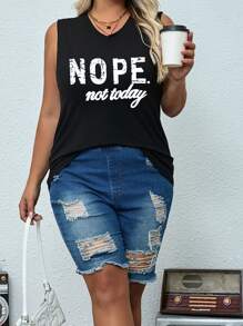 Custom Sports Personalized Gift, Customized Women's Plus Size V-Neck Tank Top Add Photos (Selfies/Landscapes/Family Photos/Friends/Couple Photos/Patterns/Pets, Etc.)