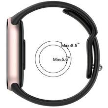 Replacement Silicone Compatible With Xiaomi Band 10 9 8 With Solid Color Reverse Buckle Durable Comfortable Fitness Tracker Accessory - Mi Band 8/9 - View 4