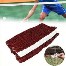 Red de bádminton portátil de nailon, red de bádminton interior, juego de red de bádminton ajustable en altura, red de bádminton para patio, fácil de instalar y transportar - Burdeos - Ver 12