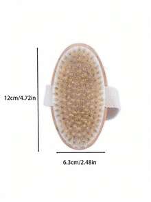 大号干刷身体刷去角质沐浴磨砂膏，适用于干湿去角质，磨砂深层清洁（颜色可能略有不同）天然鬃毛干性皮肤身体刷 - 去角质身体磨砂膏，适用于干性皮肤，改善血液循环，防止毛发内生，减少痤疮和橘皮组织 - 彩色 - 查看 12