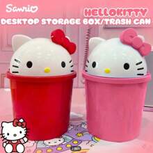 1Pc Trash Can Cute Trash Can Desktop Decoration No Power Supply Required Suitable For Home And Kitchen