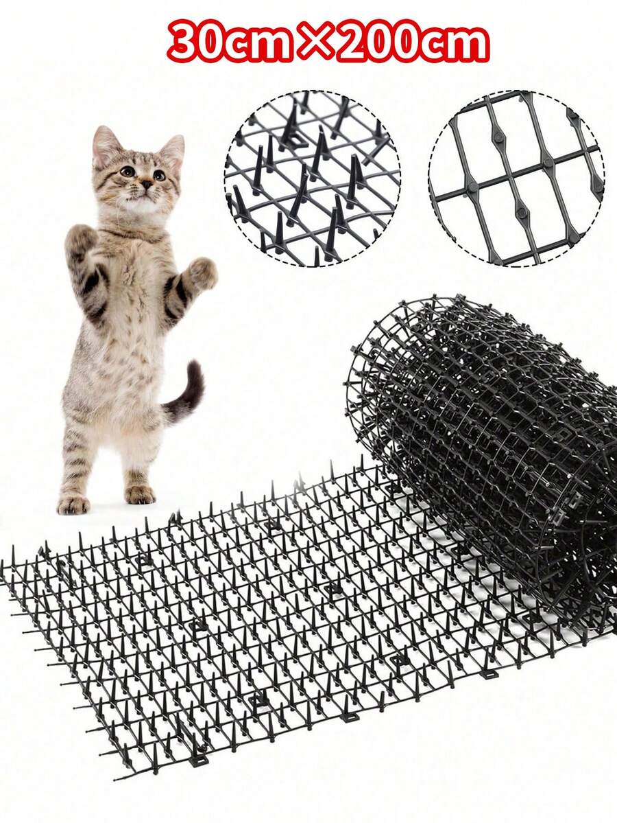 Home Anti Cat Sting Mat Net, Small Dog House Cat Repellent Mat, Square Garden Net Mat