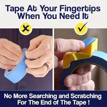 1 Set Of Three Pieces With Three Sizes Adhesive Tape Cutter, Tape Packer, Tape Divider, Speed Upthe Efficiency Of The Work, Small Tape Cutter, Painter's Tape DIY Painting Accessories