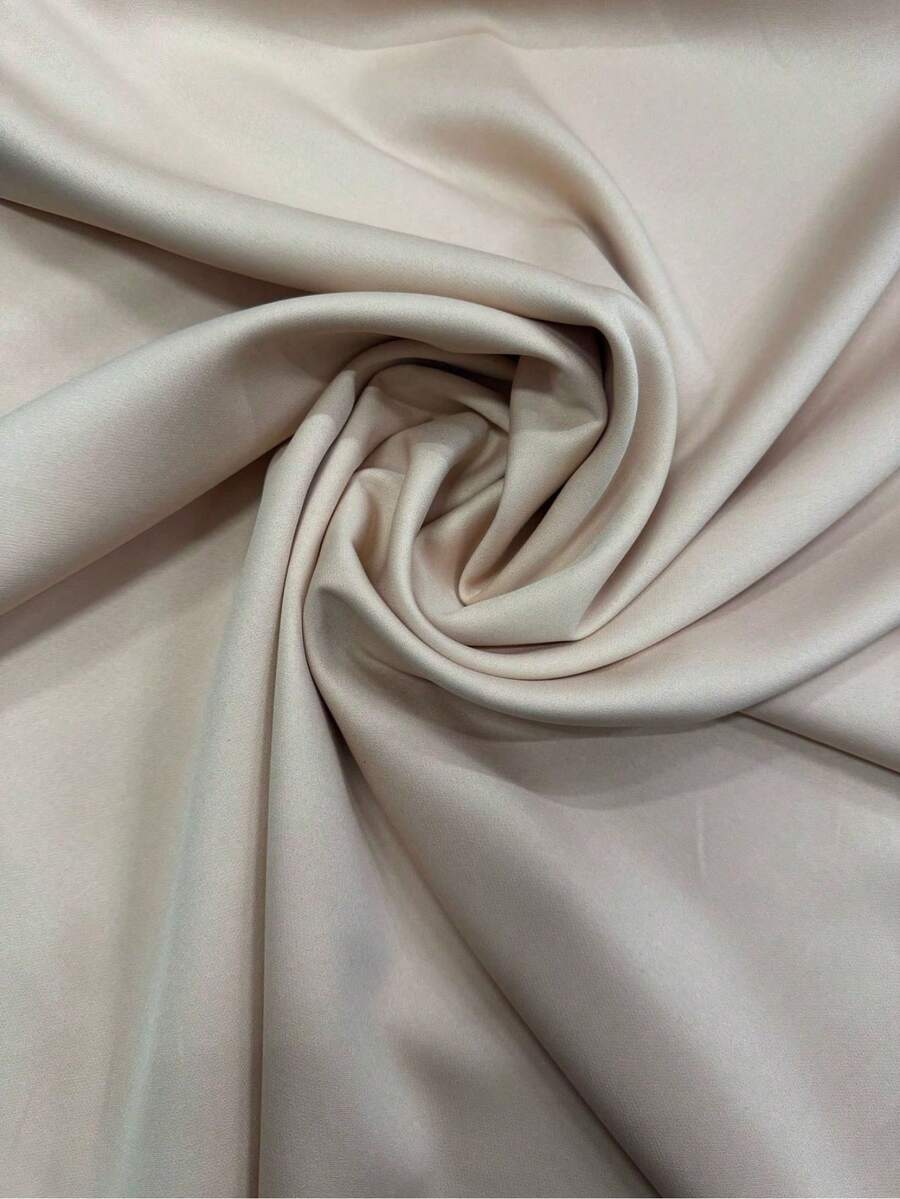 Kit 3 Meters Of New Look Crepe Tailoring Fabric For Social Fashion, Luxury Premium, Elegant Fashion - 奶油 - 查看 1