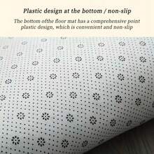 1pc Solid Color Round Plush Decorative Rug, Universal For All Seasons, Suitable For Home Decoration In Bedroom, Living Room, Dormitory, Children's Playroom