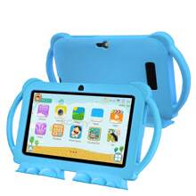A New Favorite Among Children's Tablets With 4G WiFi! BDF K6 Pro Features A 7-Inch Screen, Massive Storage Of 2GB + 23GB, A Long-Lasting 4000mAh Battery, And Comes With A Cartoon Anti-Drop Case.