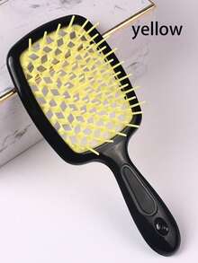 1pc/2pcs Grid Comb, Smooth Hair Comb, Dry And Wet Dual-Use Hair Comb, Scalp Massage, Fluffy Styling Hollow Comb, Suitable For Hairstyle Manufacturing, Scalp Massage, Male And Female Use - Multicolor - View 6