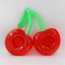 1pc Cherry Design Inflatable Drink Holder Cup Holder For Swimming Pool - Multicolor - View 3