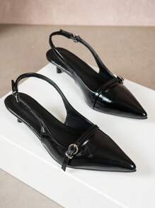 Nouvelles escarpins pour femmes à talons hauts en noir, bordeaux, argent - chaussures de soirée et de tous les jours élégantes à bout pointu et talons fins, sexy et mode pour les dames