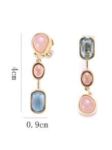 1 Paar elegant-retro kleine Clip-On Ohrringe für Frauen, geeignet für Feiertage, Geburtstage, Dates, Bälle, Partys, Reisen, Lässig Outfits