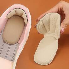 1 Pair Of Anti-Slip Heel Pads, Anti-Slip Half Insoles, High Heel Pads, Shock Absorption And Wear-Resistant, Soft And Breathable Cuttable Heel Pads, Can Be Changed To Half Size, Shoe Size Adjustment Tool - Black - View 2