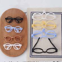 无镜片娃娃眼镜，娃娃个性化配饰，可爱毛绒娃娃拍照道具，眼镜配件 - 彩色 - 查看 2