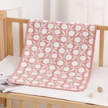 1pc 100% Cotton Waterproof & Breathable Reusable Incontinence Pad, Baby Crib Mattress Protector, Stroller, Bassinet, Car Seat, Menstrual Pad, Elderly Care, Pet Mat, Suitable For Children Dorm, Back To School