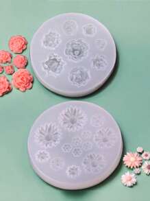 1 pièce Moule en silicone en forme de fleur de marguerite pour pierre parfumée, accessoire de diffuseur d'huiles essentielles décoratif fait maison en résine pour la cuisson