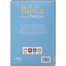 Bíblia para crianças (Menino) Azul. - Livro único - Visão 2