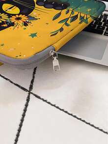 Leather Laptop Sleeve Bag, Fits 7-12.9 Inch IPad, Data Storage Laptop Bag Laptop Case Laptop Bag For Ladies - Multicolor - View 6