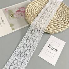 1 rollo de 3 yardas de cinta de encaje, adecuado para accesorios de ropa DIY, cinta de encaje y materiales decorativos para cortinas y faldas de sofá.