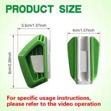 1 pezzo Rigeneratore di spazzole tergicristallo per auto, strumento portatile in ABS per la riparazione dei tergicristalli con spugna, accessorio per la manutenzione di tergicristalli universale che ripristina rapidamente, adatto per la maggior parte di auto, camion e