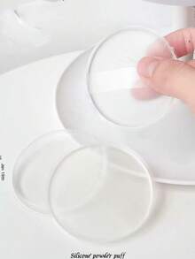 1个/2个/3个装硅胶化妆海绵，水润晶莹果冻BB气垫粉扑，透明粉底海绵，不吸粉，超柔软化妆海绵袋，化妆品，便宜，房间装饰，梳妆台，旅行，卧室，化妆配件，粉扑，美妆蛋，散粉扑，化妆海绵，便宜，圣诞礼物，化妆品，化妆工具，便宜货，礼物，女士礼物，圣诞礼物，赠品，旅行，便宜货，旅行必备 - 無色 - 查看 18
