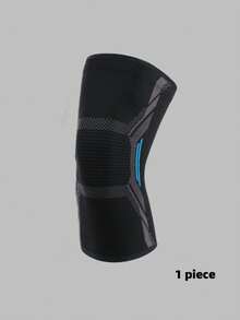 1pc High Elasticity Knee Sleeve For Women And Men, Compression Knee Brace Suitable For Exercise With Spandex (Lycra), Nylon, High Elasticity, Comfortable, Breathable, Moisture-Wicking, Sports