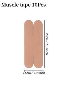 10 pezzi di patch protettivi elastici anti-usura per muscoli, ginocchiere/gomitiere/spalline multi-parte riutilizzabili, con fasce di supporto regolabili, impermeabili e resistenti all'usura, unisex, adatti per palestra estiva, corsa e fitness