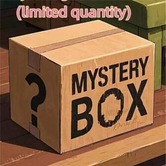 1-delige Mystery Box - Unieke, willekeurige items, dikke kartonnen verpakking, eindeloze verrassingen | Hoogwaardige zwarte verpakking | Perfect cadeau voor 2025 | Uitstekende prijs-kwaliteitverhouding, 100% winst (Blind Box-producten kunnen niet worden geretourneerd of terugbetaald!!) Dikke kartonnen verpakking