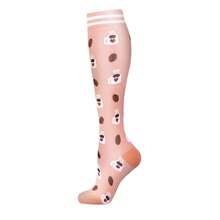 1 Pair Women Compression Socks, Knee High Socks, Cute Nurse Compression Socks, Y2k, Cozy