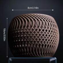 3D Printed Orchid Planter With Base, Polygonal Succulent Planter, Modern Minimalist Elegant Balcony Decor