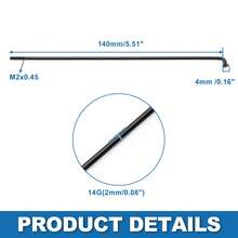 Bicycle Spokes Steel Bike Spoke With Nipples For Most Bicycle - 黑色 140mm 14G 36件鋼 - 查看 3
