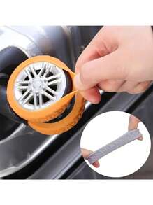 8/16pcs Version Of The Luggage Wheel Protective,Cover Wheel Repair Cover,Back To School Must Haves,Trolley Box Casters,Silent Protective Cover,Corrugated Silicone Wheel Cover, Suitcase Wheel Cover,Pull Bar Suitcase Wheel Cover Cover Noise Foot Cover, Thicker Friction Stronger Shock-Proof Suitcase Wheel Cover, Travel Accessories,Wheelchair Accessories,Luggage,Travel,Holiday Essentials