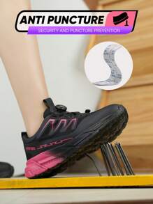 Shoes Women Steel Toe Cap Shoes Sports Outdoor Shoes, Women's Athletic Shoes, Climbing Shoes Anti-Smash Anti-Puncture Outdoor Work Boots, Industrial Construction Warehouse Protective Labor Protection Shoes