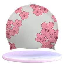 Mũ bơi silicon hình giọt nước, chống thấm nước và chống trơn trượt, phần quai bơi chắc chắn, phù hợp cho cả nam và nữ có tóc dài. - Nhiều màu - Xem 7