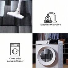 A Large-Sized Area Rug At 1000g/M², Luxurious Velvet Area Rug Featuring Personalized Geometric Lines, Premium Machine-Washable Quality, Upgraded Version With Thickened And Densified Material, Fade-Resistant, Modern Design. Carpet Room Decor Bathroom Accessories Back To School