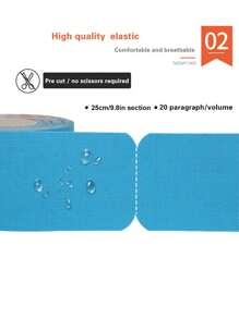 1pc Sports Bandage Adhesive Muscle Tape, Stretchable & Breathable Gym Gym Accessories Bandages Sports Tape