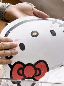 Sanrio 1pc- Sanrio Authorized Sanrio, Cartoon Shaped Mouse Pad, Leather Material, Creative Small Non-Slip Pad, Personalized Computer Desk Pad For Office, Graduation Season Opening Season Gift, Office School Supplies For Friends, Cinnamoroll, Kuromi, My Melody, Pochacco, Back To School Gaming Mouse Pad