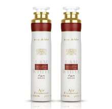 Pack de 2 unidades ambientadores arabes Lattafa 600ml,Spray de hogar y tejidos Ana Abiyedth Rouge 300ml+Ana Abiyedth Rouge 300ml,Olores frescos,duraderos,unicos orientales - Blanco - Ver 1