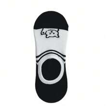 3/6/9/12 Geometric Pattern Fashion Casual - Young Casual Spring/Summer/Autumn Women's Boat Socks Styles Shipped Randomly - 9 Pairs - View 6