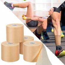 Accessori per palestra: Base sportiva, cuscinetto adesivo in spugna artificiale e pelle, ammortizzante per caviglia per badminton, fascia elastica in schiuma