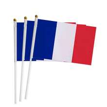 3 Pcs Handheld Football Fan Flags, Made Of Polyester - Multicolor - View 3