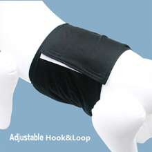 3pcs Male Dog Belly Bands Dog Pants Small Dog Cloth Diaper Reusable Absorbent Pad, Pet Supplies Anti-Harassment Leash