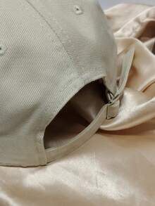 Unisex Niw York Curved Brim Baseball Cap Premium Embroidered Ribbon Letter Street Embroidered Fabric - 藍色米色 - 查看 6