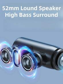 ZEALOT S51 20W 无线音箱，便携式户外低音炮，IPX5 防水，1800mAh 电池，8 小时播放时间，立体声，兼容 SD 卡/USB/AUX/支持菊花链连接，适用于家庭影院/户外派对/广场舞 - 彩色 - 查看 5